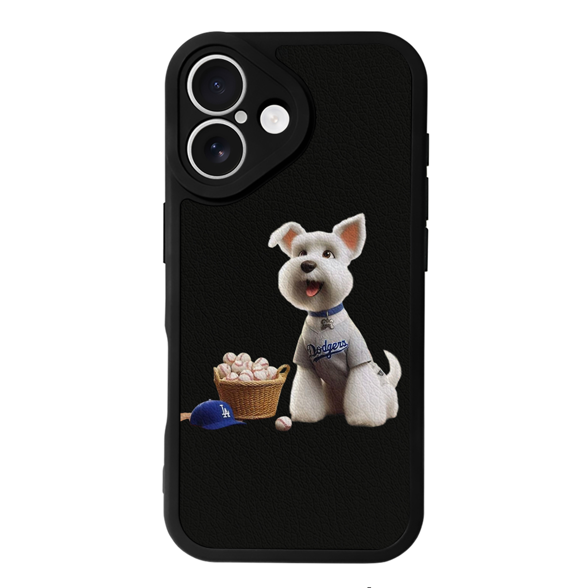  IPhone 16 Silicone Leather Case – UV Print, Lambskin Texture – Perfect Fit, Wireless Charging Compatible, Scratch Resistant, Precise Cutouts – Stylish Protection For IPhone 16